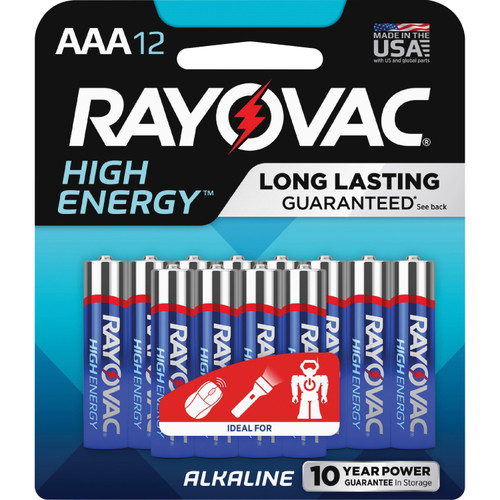 Rayovac 82412K Alkaline AAA Batteries