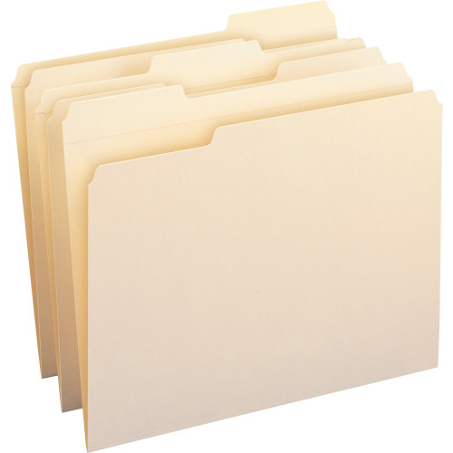 Smead 10334 File Folders with Reinforced Tab