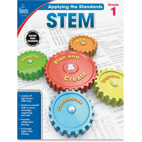 Carson Dellosa Education 104852 Grade 1 Applying the Standards STEM Workbook