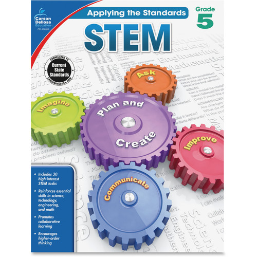 Carson Dellosa Education 104856 Grade 5 Applying the Standards STEM Workbook