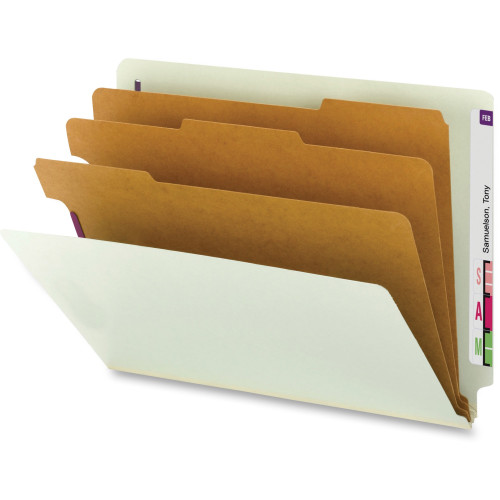 Smead 26820 Classification Folders with SafeSHIELD Fastener