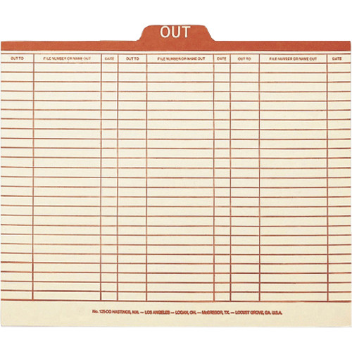 Smead 51910 Printed Form Out Guides