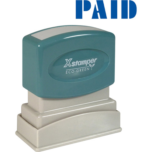 Xstamper 1335 Blue PAID Title Stamp