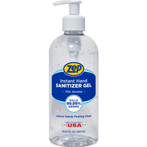 Zep Commercial 355801 Instant Hand Sanitizer Gel Pump