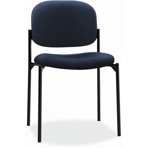 Basyx by HON BSXVL606VA90 Scatter Stacking Guest Chair | Navy Fabric