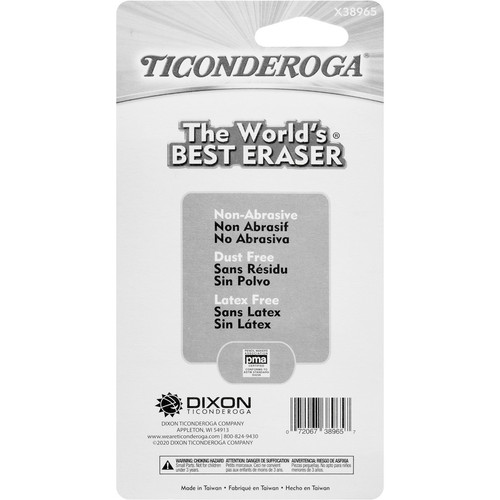 Ticonderoga X38965 Neon Mini Erasers