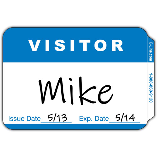 C-Line 92245 Adhesive Visitor Name Badges