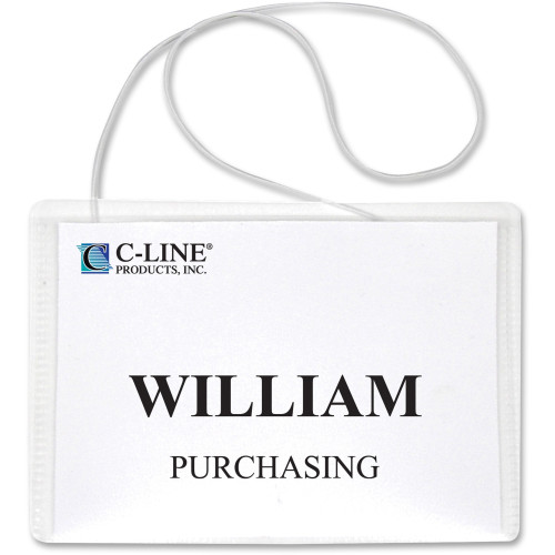 C-Line 96043 Hanging Style Name Badge Holders