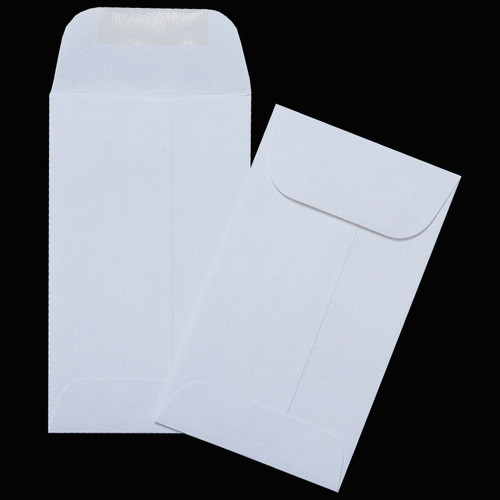 Guardhouse White Archival Paper Coin Envelopes, 2x2, 100 Pack