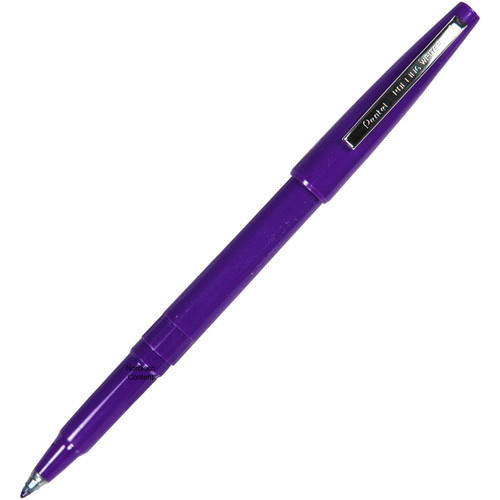 pentel-rolling-writer-violet-purple-ink-r100-v-roller-ball-pen