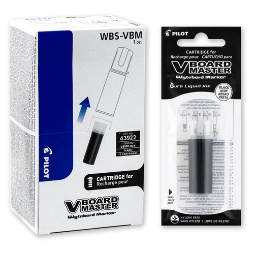 pilot-v-board-master-refill-cartridge-vbmr-43922-black-ink-box-of-12