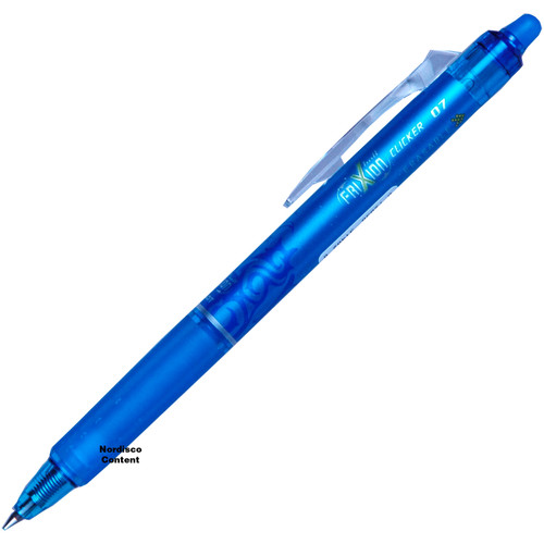 Pilot FriXion Clicker 10 Erasable Pen 11387, Blue Gel Ink, 1.0 mm
