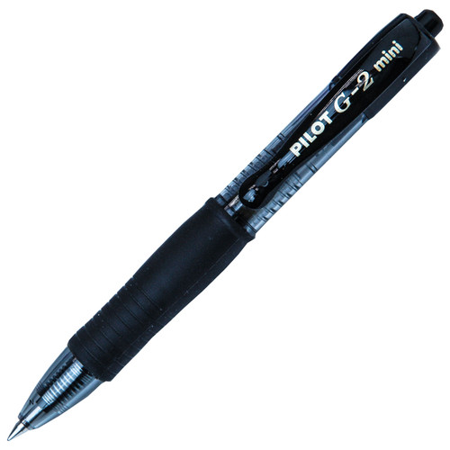 Pilot G2 Mini G2S7-BLK-BC 31210, Black Gel Ink 0.7mm Fine Point Rollerball  Pen