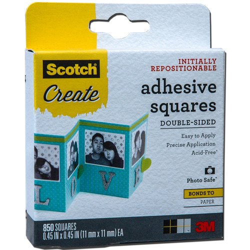 scotch-create-009-850-cft-double-sided-adhesive-squares-0.45-x-0.45-box-of-850