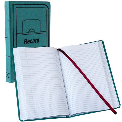 national-a66500r-record-book-canvas-tuff-series-500-pages-12-12-x-7-58-