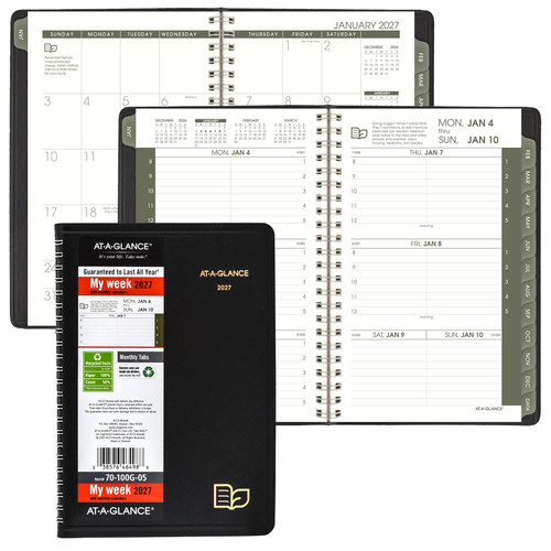 At-A-Glance 2027 76-01-05 QuickNotes Weekly Monthly Appointment
