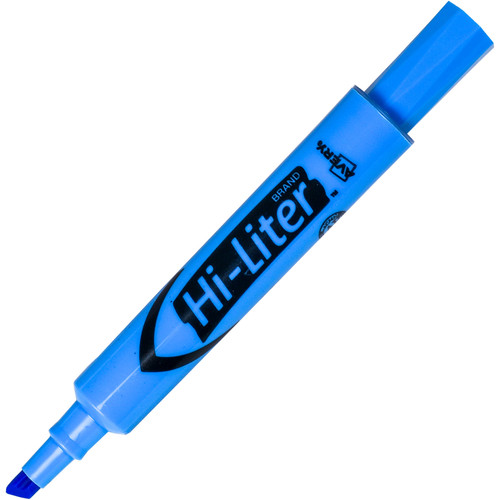 Avery-hi-liter-24016-fluorescent-blue-chisel-tip