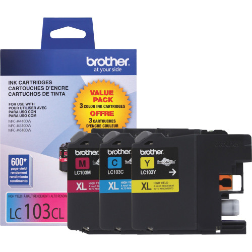Brother LC1033PKS LC103 3PK High-yield Ink Cartridges