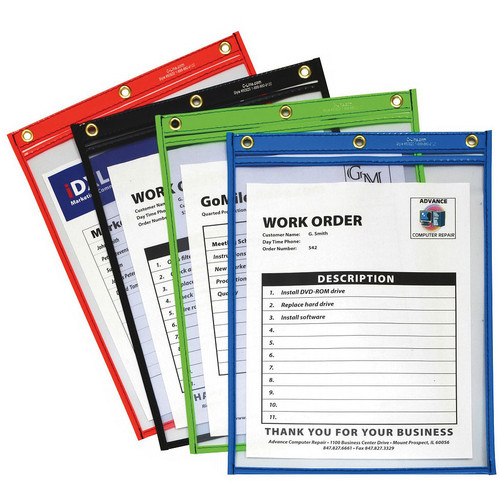 c-line-50920-super-heavyweight-plus-shop-ticket-holders-9x12-assorted-colors-box-of-20