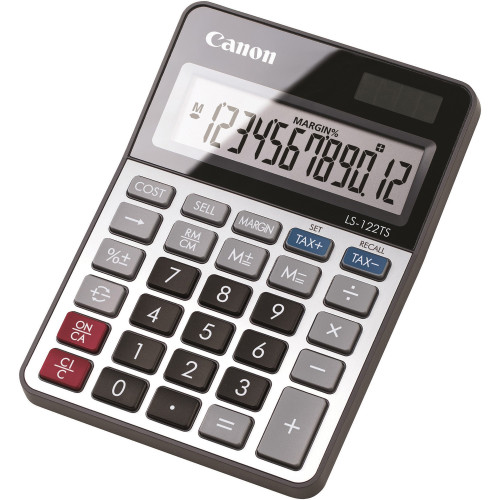 Canon LS122TS LS-122TS 12-digit LCD Basic Calculator