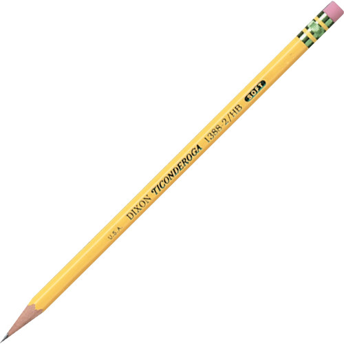 Ticonderoga 13882 Soft No. 2 Woodcase Pencils
