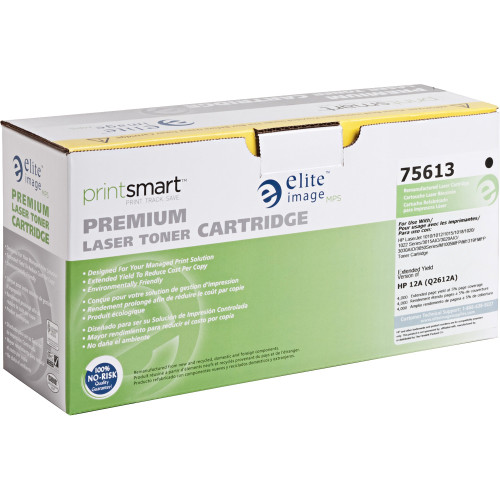 Elite Image 75613 Remanufactured HP 12A Toner Cartridge Elite Image 75613 Remanufactured HP 12A Toner Cartridge
