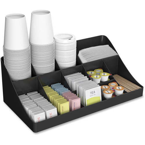 Mind Reader COMORGBLK EMS Mind Coffee Condiment Organizer