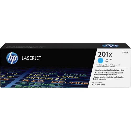 HP CF401X 201X (CF401X) High Yield Toner Cartridge