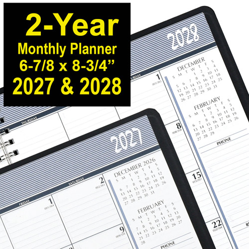 2027 & 2028 2680-02 HOD268002 2-Year Monthly Planner