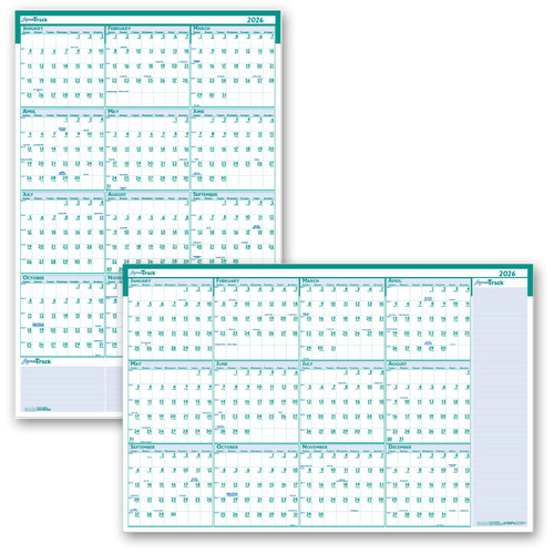2026-392-hod392-express-track-house-of-doolittle-erasable-wall-calendar-24-x-37