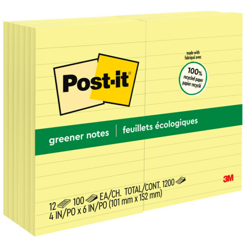 Post-it MMM 660RP Greener Notes