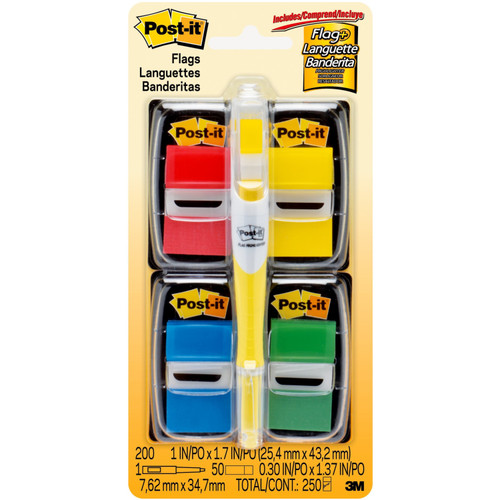 Post-it 680-RYBGVA Flags Value Pack