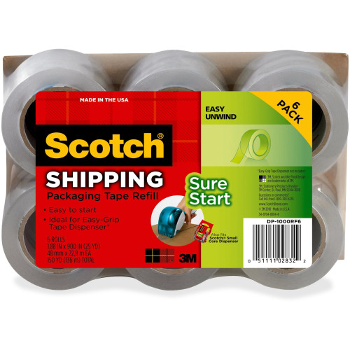 Scotch DP-1000RF6 Sure Start Packaging Tape