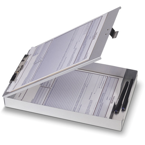 Officemate OIC 83200 Aluminum Storage Clipboard