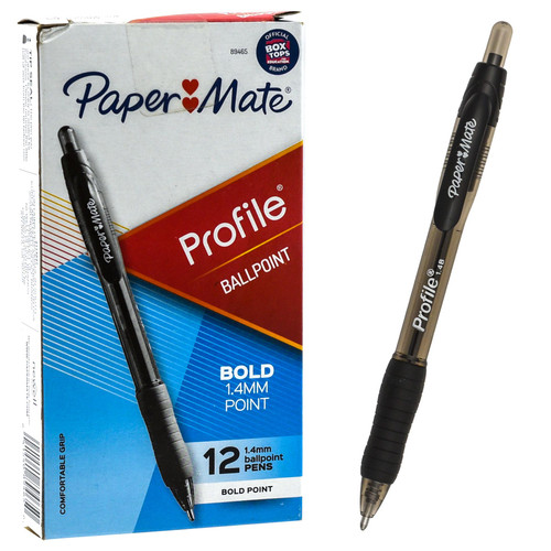 papermate-profile-ball-1.4-89465a-black-ink-ballpoint-pen.with-box papermate-profile-ball-1.4-89465a-black-ink-ballpoint-pen.with-box