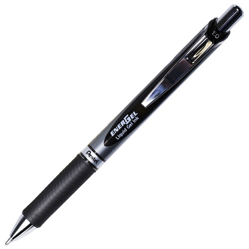 Pentel EnerGel X 1.0 BL110-A 1.0mm Black Gel Ink Rollerball Pen