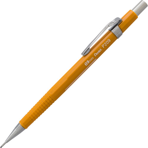 Pentel P209G 0.9mm Sharp Mechanical Pencil , Yellow Barrel