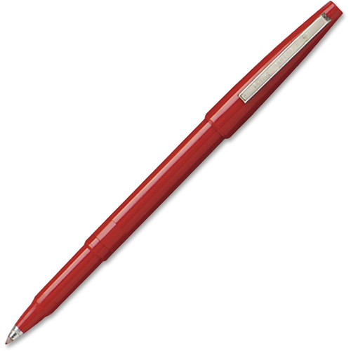 Pentel Rolling Writer R100B, Red Ink, 0.8mm Medium Point