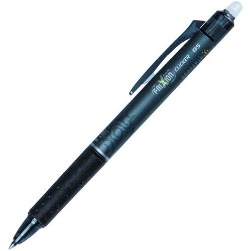 pilot-32520-frixion-clicker-05-extra-fine-point-erasable-black-gel-ink-pen