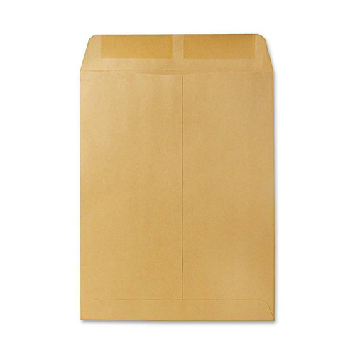 Quality Park 41667 10 x 13" Brown Kraft Catalog Envelopes, 28 lb., Box of 100