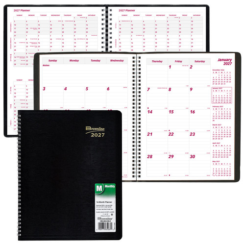 brownline-2027-cb1262.blk-monthly-planner