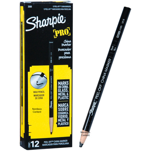 sharpie-pro-black-peel-off-china-marker-02089-2089-173t-box-of-12