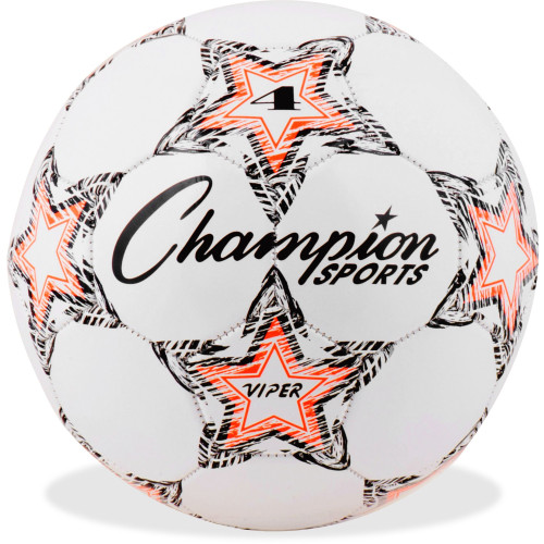 Champion Sports VIPER4 Viper Soccer Ball Size 4