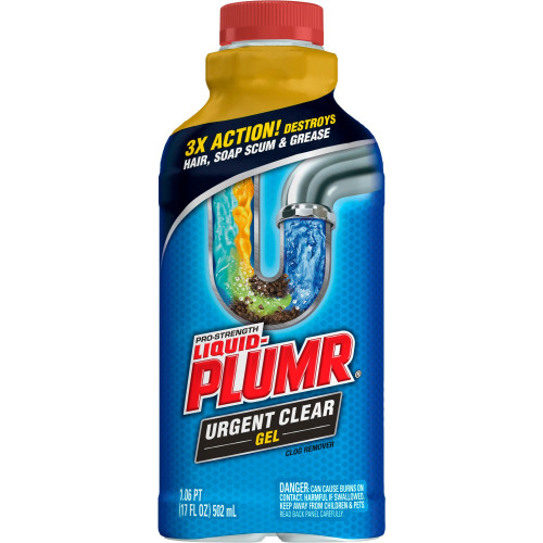 Liquid-Plumr 30548 Urgent Clear Pro-Strength Clog Remover