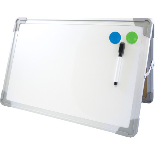 Flipside 50002 Desktop Easel Set with Pen and Two Magnets, 20" x 16"