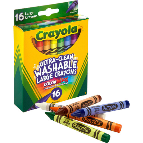 Crayola 52-3281 Ultra-Clean Washable Large Crayons