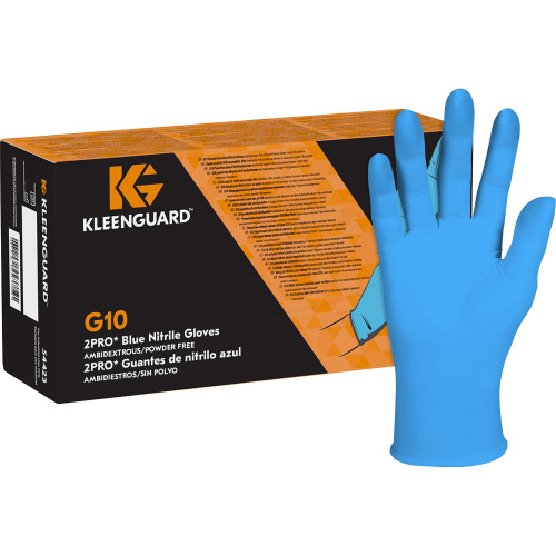 Kleenguard 54423 G10 Blue Nitrile Gloves