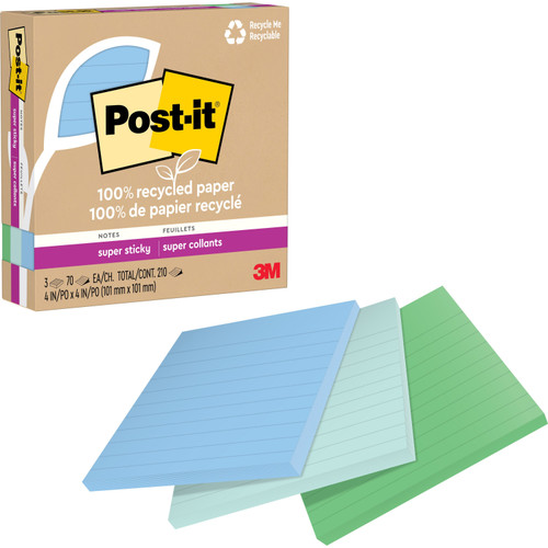 Post-it 675R-3SST Super Sticky Adhesive Note