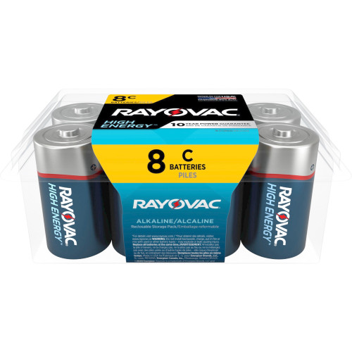 Rayovac 8148PP High-Energy Alkaline C Batteries