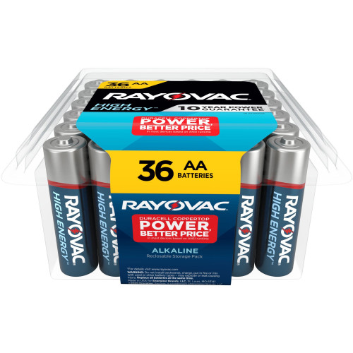 Rayovac 81536PP High Energy Alkaline AA Batteries